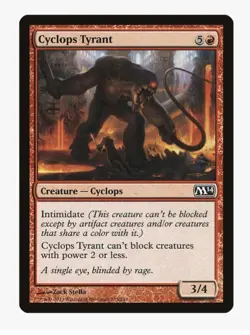 Cyclops Tyrant MTG M14 LP-NM| Pauper EDH Cyclops Tribal Giant Intimidate Evasion - Image 1