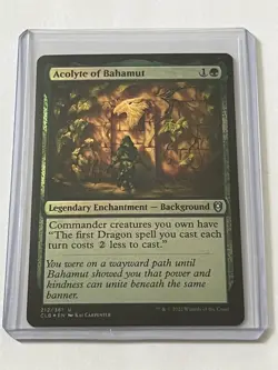 Acolyte of Bahamut 212 MTG D&D Battle for Baldur's Gate 2022 Near Mint Foil - Image 1