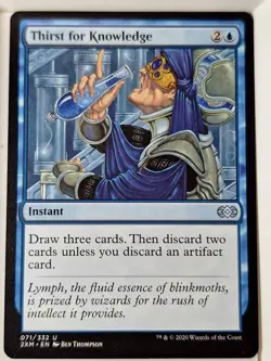 Thirst For Knowledge - Double Masters - Magic the Gathering MTG Nice! - Image 1