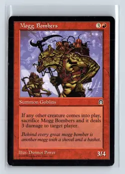 MOGG BOMBERS - MTG Magic the Gathering Card - Stronghold - Common - Image 1