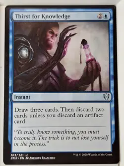 Thirst For Knowledge - Commander: Legends - Magic the Gathering MTG Nice! - Image 1