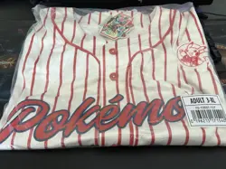 Pokemon 2025 World Championships Anaheim Exclusive Baseball Jersey 3XL - Image 1