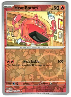Heat Rotom 013/091 Reverse Holo SV: Paldean Fates Pokemon TCG - Image 1