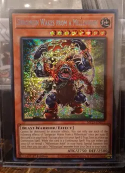 YuGiOh! Sengenjin Wakes from a Millennium MP25-EN077 Secret Rare 1st Edition NM - Image 1