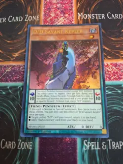 Yugioh D/D Savant Kepler MAMA-EN053 Ultra Rare 1st Edition Near Mint - Image 1