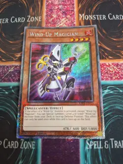Yugioh Wind-Up Magician RA04-EN153 Platinum Secret Rare 1st Edition Near Mint - Image 1