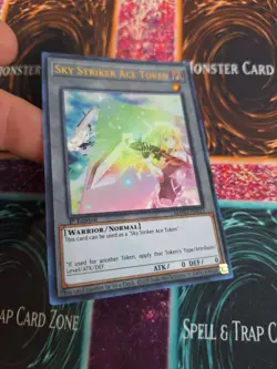 Yugioh Token: Sky Striker Ace MAMA-EN013 Ultra Rare 1st Edition Near Mint - Image 2