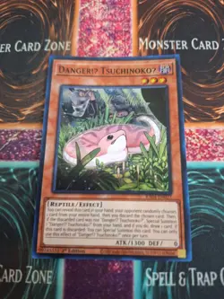 Yugioh Danger!U TsuchinokoU RA04-EN027 Ultra Rare 1st Edition Near Mint - Image 1