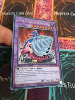 Yugioh Super Vehicroid Jumbo Drill SGX2-ENB22 Secret Rare 1st Edition Near Mint - Image 2