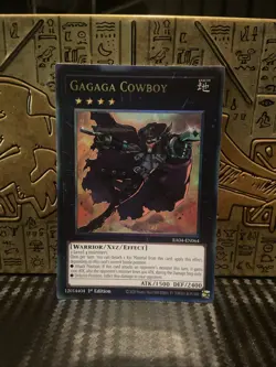 Yugioh - Gagaga Cowboy - RA04-EN064 - Ultimate Rare - 1st Edition- (NM) - Image 1