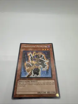 STBL-EN085 Gravekeeper's Recruiter Rare 1st Edition NM YuGiOh Card - Image 1