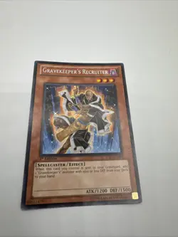 STBL-EN085 Gravekeeper's Recruiter Rare 1st Edition NM YuGiOh Card - Image 2