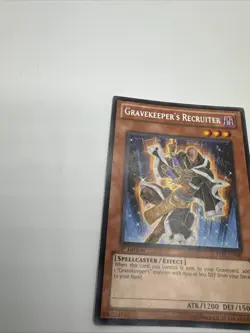 STBL-EN085 Gravekeeper's Recruiter Rare 1st Edition NM YuGiOh Card - Image 3