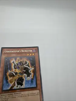STBL-EN085 Gravekeeper's Recruiter Rare 1st Edition NM YuGiOh Card - Image 5