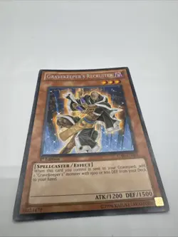 STBL-EN085 Gravekeeper's Recruiter Rare 1st Edition NM YuGiOh Card - Image 1