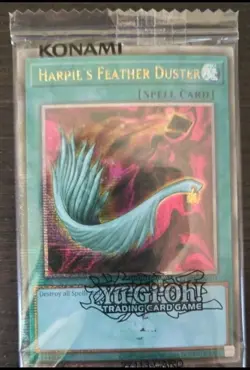 * HARPIE'S FEATHER DUSTER * QUARTER CENTURY SECRET RARE SEALED EDC1-EN001 YUGIOH - Image 1