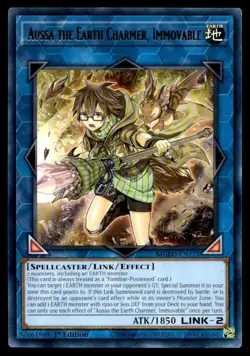 Aussa the Earth Charmer, Immovable Maximum Gold: El Dorado MGED-EN121 MP YuGiOh - Image 1