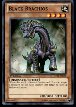 Black Brachios Legacy of the Valiant LVAL-EN038 MP YuGiOh TCG | Buy 10 Get 10 Fr - Image 1