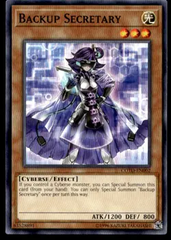 Backup Secretary Code of the Duelist COTD-EN002 MP YuGiOh TCG | Buy 10 Get 10 Fr - Image 1