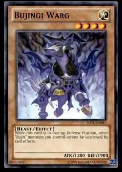 Bujingi Warg Judgment of the Light JOTL-EN081 MP YuGiOh TCG | Buy 10 Get 10 Free - Image 1