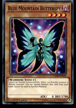 Blue Mountain Butterspy Legendary Hero Decks LEHD-ENC07 MP YuGiOh TCG | Buy 10 G - Image 1