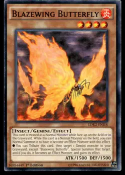 Blazewing Butterfly Legendary Decks II LDK2-ENJ18 MP YuGiOh TCG | Buy 10 Get 10 - Image 1