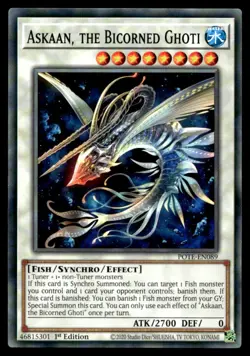 Askaan, the Bicorned Ghoti Power of the Elements POTE-EN089 MP YuGiOh TCG | Buy - Image 1