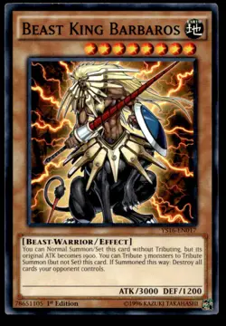 Beast King Barbaros Starter Deck: Yuya YS16-EN017 MP YuGiOh TCG | Buy 10 Get 10 - Image 1