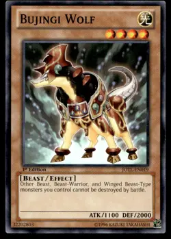 Bujingi Wolf Judgment of the Light JOTL-EN019 MP YuGiOh TCG | Buy 10 Get 10 Free - Image 1