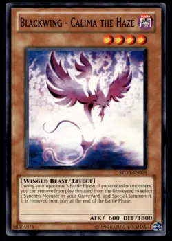 Blackwing - Calima the Haze Storm of Ragnarok STOR-EN009 MP YuGiOh TCG | Buy 10 - Image 1
