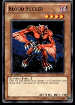 Blood Sucker Storm of Ragnarok STOR-EN093 MP YuGiOh TCG | Buy 10 Get 10 Free - Image 1
