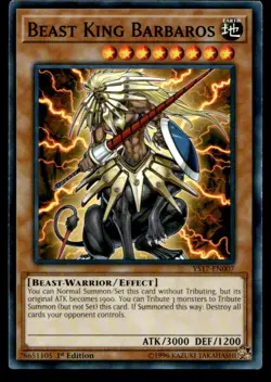 Beast King Barbaros Starter Deck: Link Strike YS17-EN007 MP YuGiOh TCG | Buy 10 - Image 1