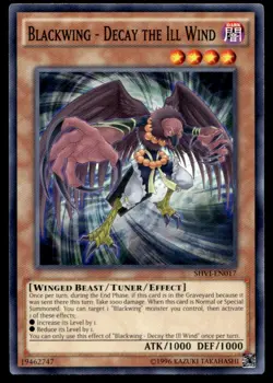 Blackwing - Decay the Ill Wind Shining Victories SHVI-EN017 MP YuGiOh TCG | Buy - Image 1
