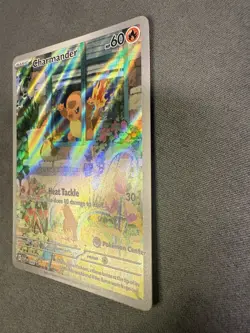 Charmander 044 POKEMON CENTER STAMP PROMO Obsidian Flames HOLO LP Pokemon Card - Image 3