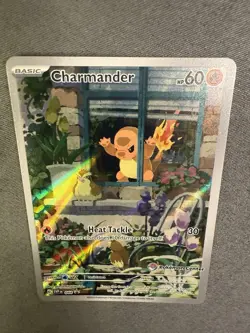 Charmander 044 POKEMON CENTER STAMP PROMO Obsidian Flames HOLO LP Pokemon Card - Image 5