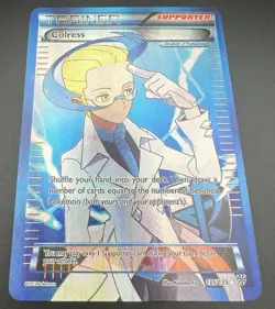 Pokemon TCG Colress 135/135 Plasma Storm Black & White Full Art Card LP - Image 2