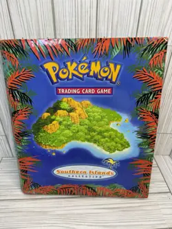 2001 Vintage Pokemon Southern Islands Collection Binder NO CARDS BINDER ONLY - Image 1