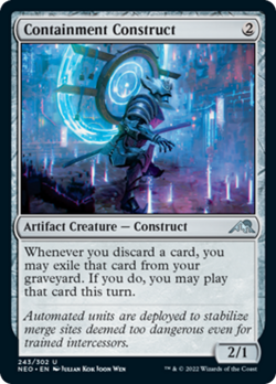 Containment Construct FOIL Kamigawa: Neon Dynasty NM Uncommon CARD ABUGames - Image 1
