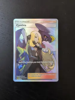 Pokemon TCG Cynthia Full Art Ultra Rare Holo Card SV82/SV94 NM/M Condition - Image 1