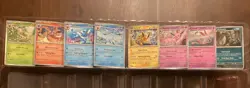 Pokemon Prismatic Evolutions 8 Cosmos Promo Cards Costco In Hand CARDS ONLY - Image 1