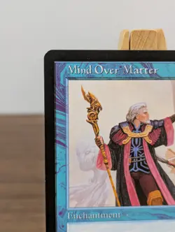 Mind Over Matter Exodus MTG Lightly Played Magic Gathering Trading Card Blue - Image 2