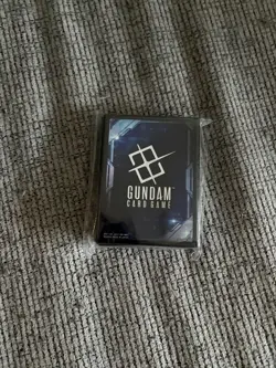 Official Card Sleeves EX Space Black GUNDAM BANDAI FEST - Image 1