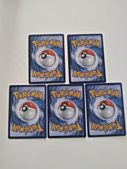 5 Pokemon Generations Energy Cards 3 Fire,2 Fighting LP - Image 2