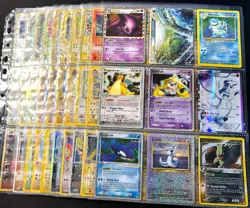 Lot of 90 ALL HOLO Vintage Pokemon Card Binder Collection - Image 1