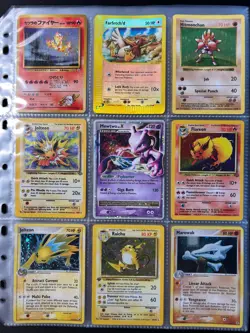 Lot of 90 ALL HOLO Vintage Pokemon Card Binder Collection - Image 4