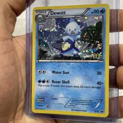 Pokemon TCG McDonalds Promo Card 2012 - 5/12 Dewott 2012 Holo NM Near Mint - Image 2