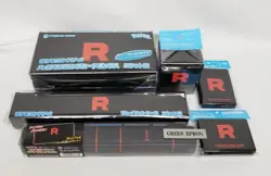 Pokemon Caed Game Team Rocket Playmat Deck shield Deck case Damage case Card box - Image 2