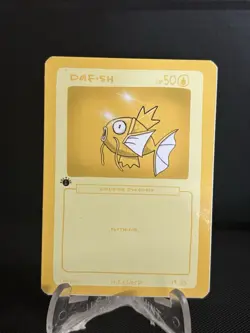 Pokederp Dafish 19/25 - Magikarp Pokemon Derpy Fan Art Card #Y - Image 1