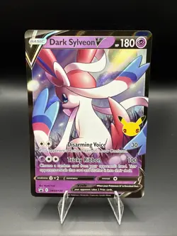 Dark Sylveon V SWSH134 SWSH: Sword & Shield Promo Cards Holo LP - Image 1