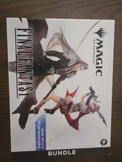 Magic: The Gathering Final Fantasy Bundle WOTC 9 Play Booster New/Sealed In Hand - Image 1